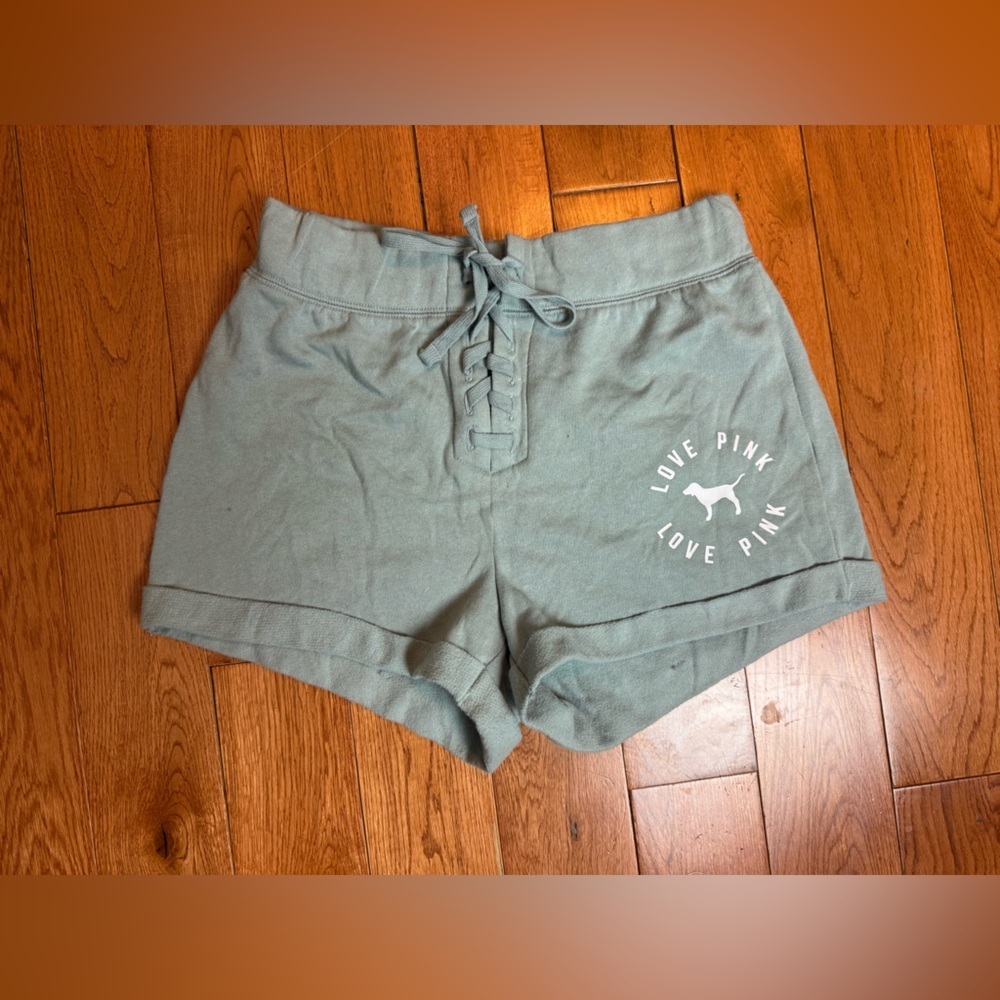 PINK Lace-Up Shorts NWT